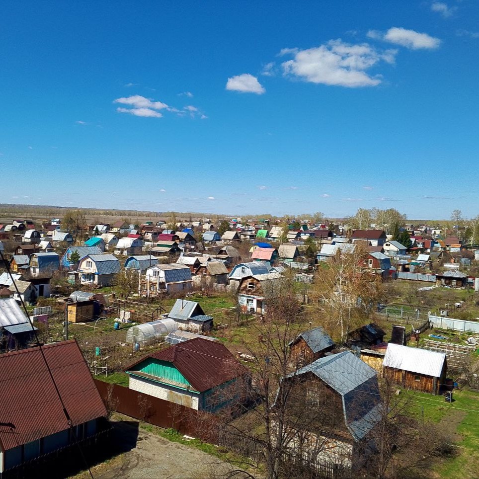 Наше СНТ с высоты 25м